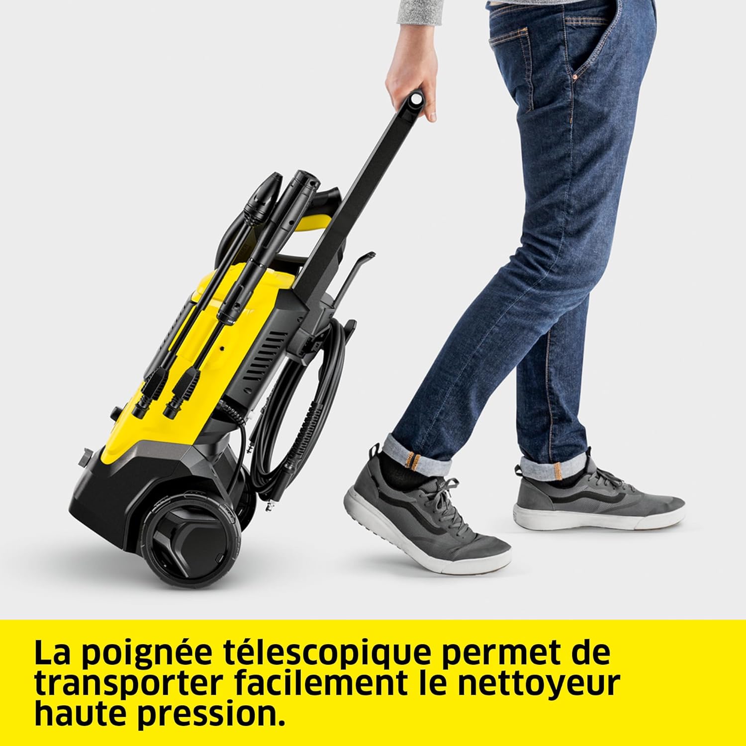 Kärcher - nettoyeur haute pression K 4 - 130 bar, 420 l/h, 30 m²/h, accessoires - K 4 FJ