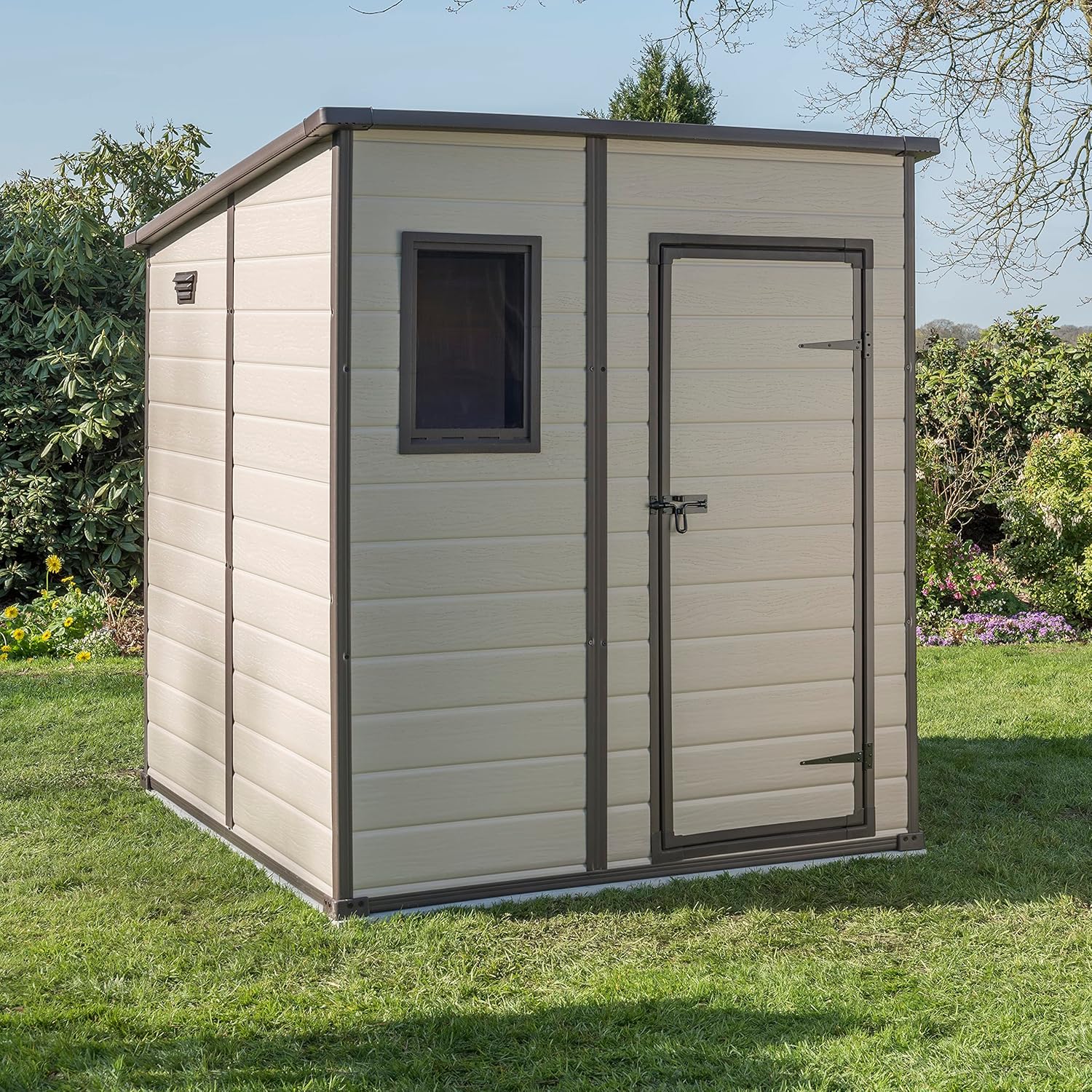 Keter - Manor Pent 66 - 3,1 m² - abri de jardin beige - KETER