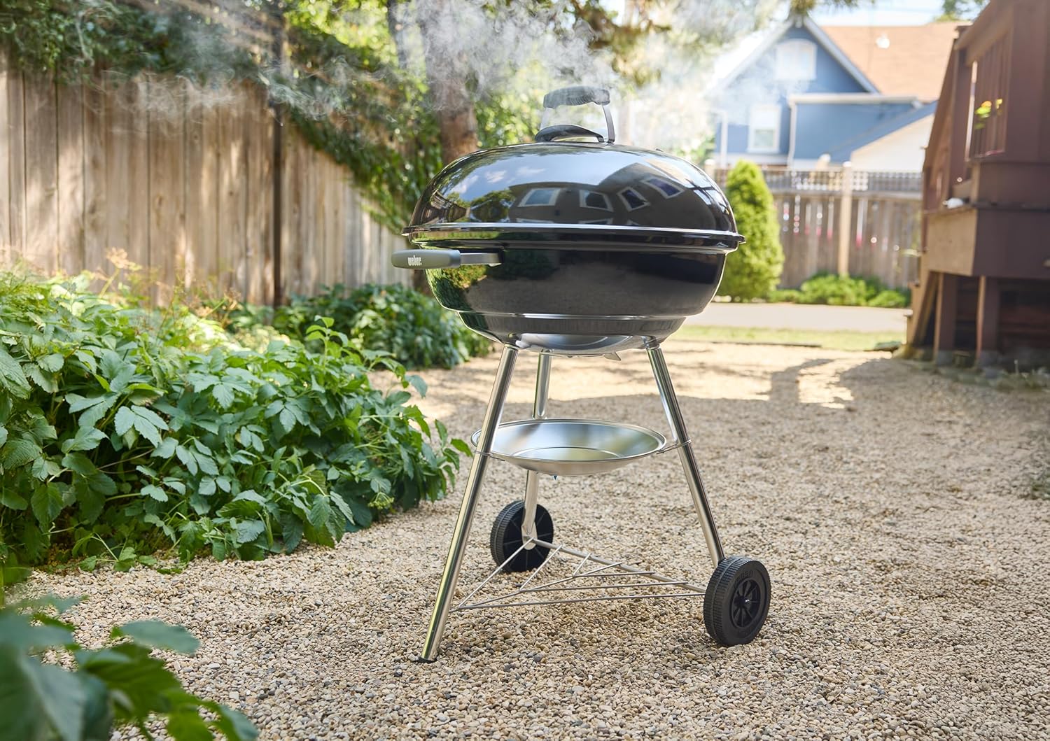 Weber - Compact Kettle 2026 - 57 cm - barbecue charbon, grille 3 niveaux