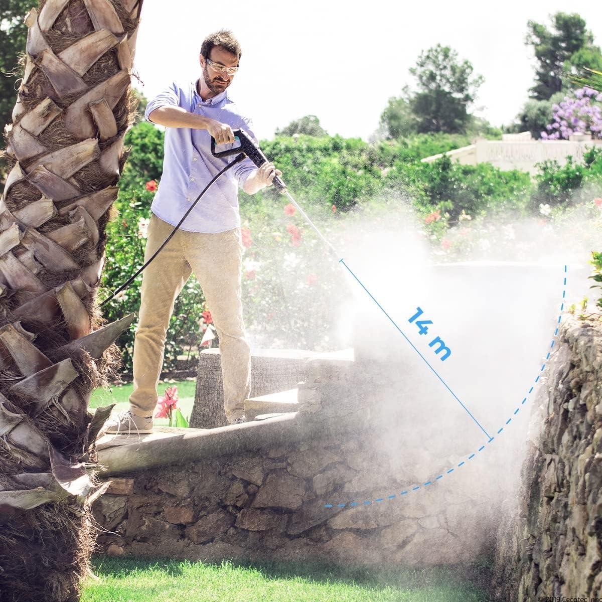 Cecotec - HydroBoost 3200 - nettoyeur haute pression, 3200 W, 225 bars, 540 l/h, action 14 m, moteur brushless