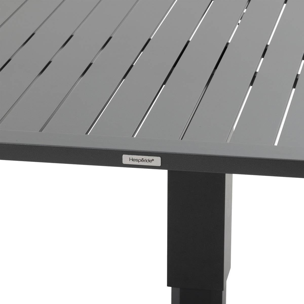 Hespéride - Salimia - table carrée relevable 110x110x69cm - aluminium