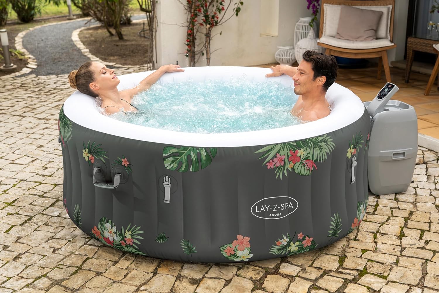 Bestway - LAY-Z-SPA Aruba Airjet - 170x66 cm - 2/3 pers, relaxation