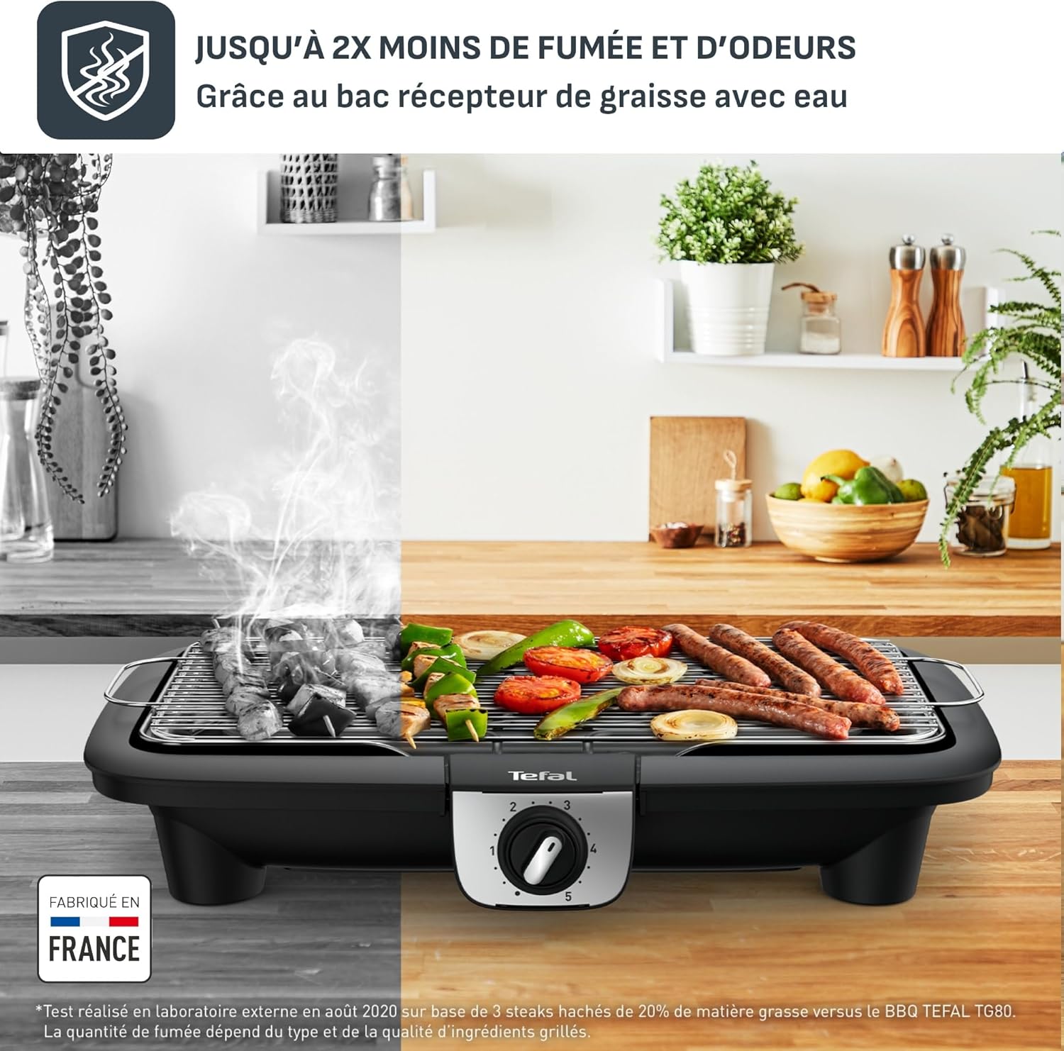 Tefal - EasyGrill XXL - surface XL, inox, 2500W, 5 temp. - BG921812