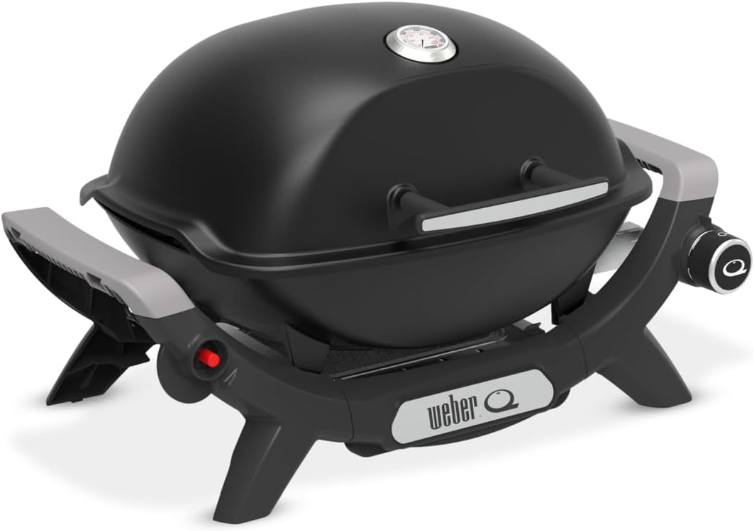 Weber - Q 1100N - compact et léger - grille fonte, allumage électronique, noir