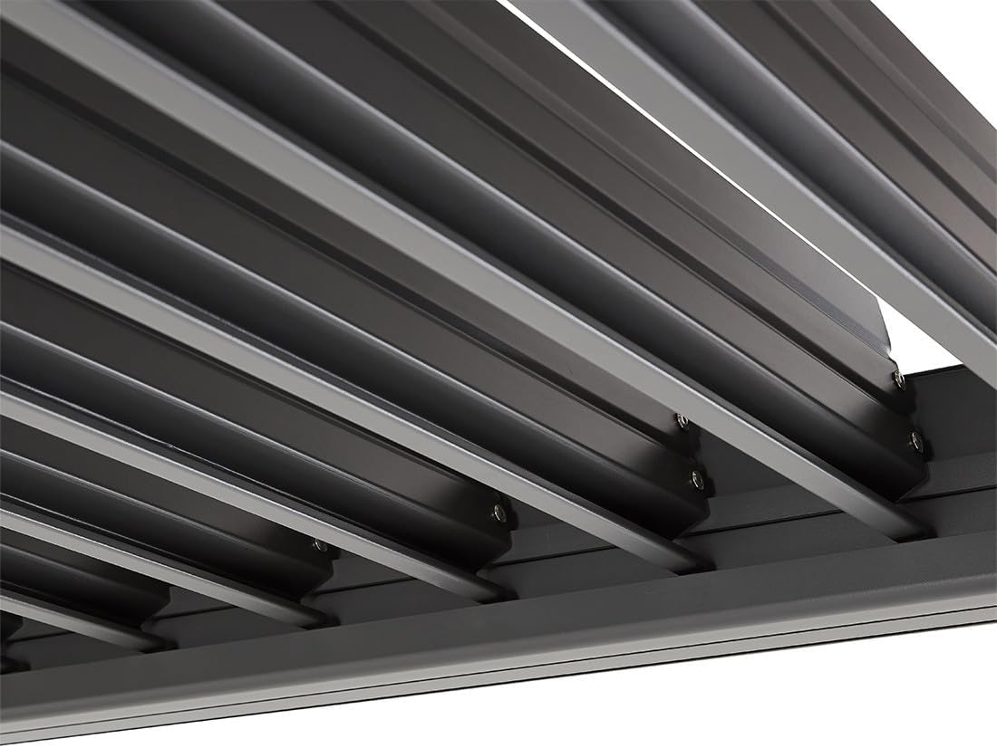 Bestmobilier - Cherry série - pergola bioclimatique 4x3m - aluminium gris anthracite