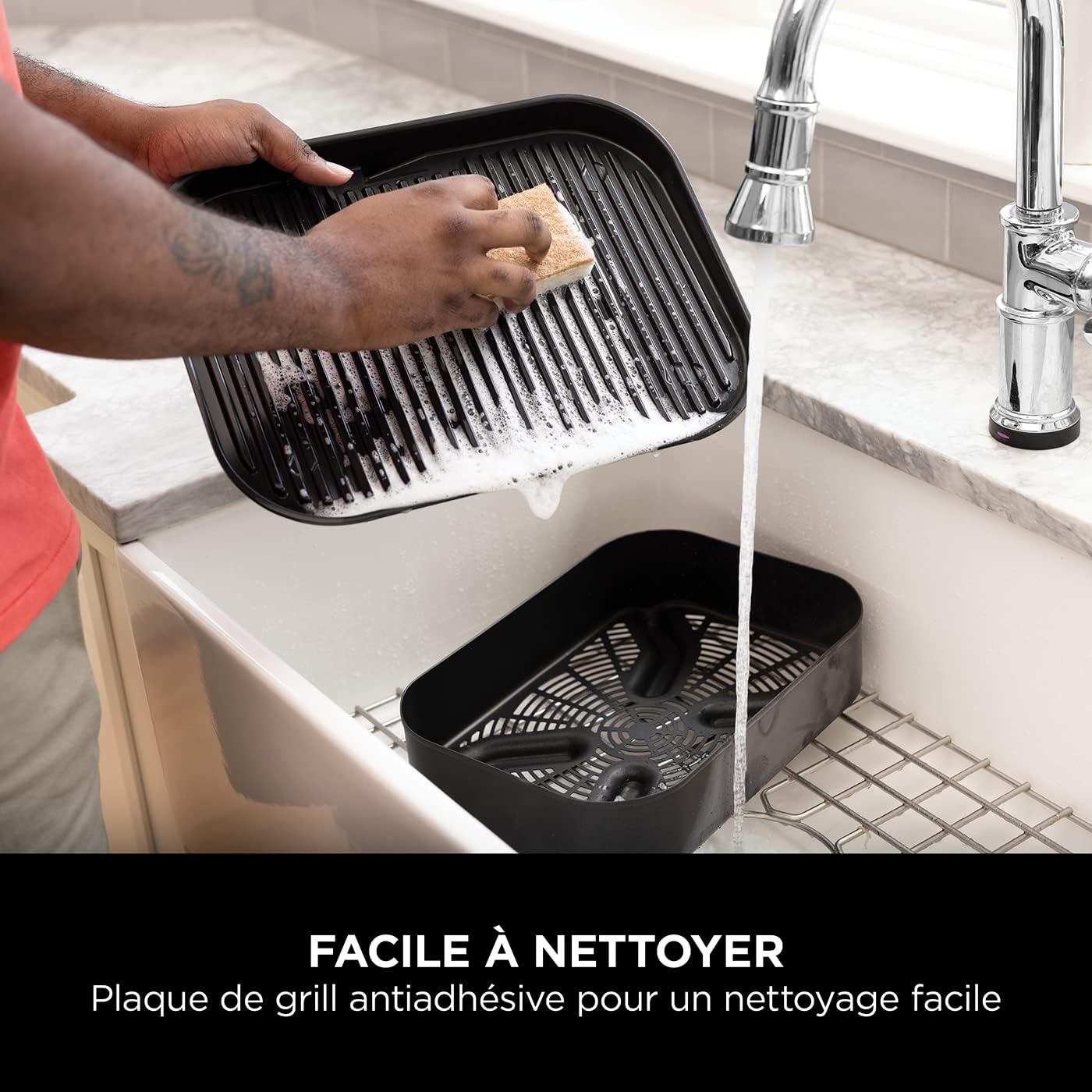 Ninja - barbecue électrique 7en1, air fryer, portatif, OG701EU