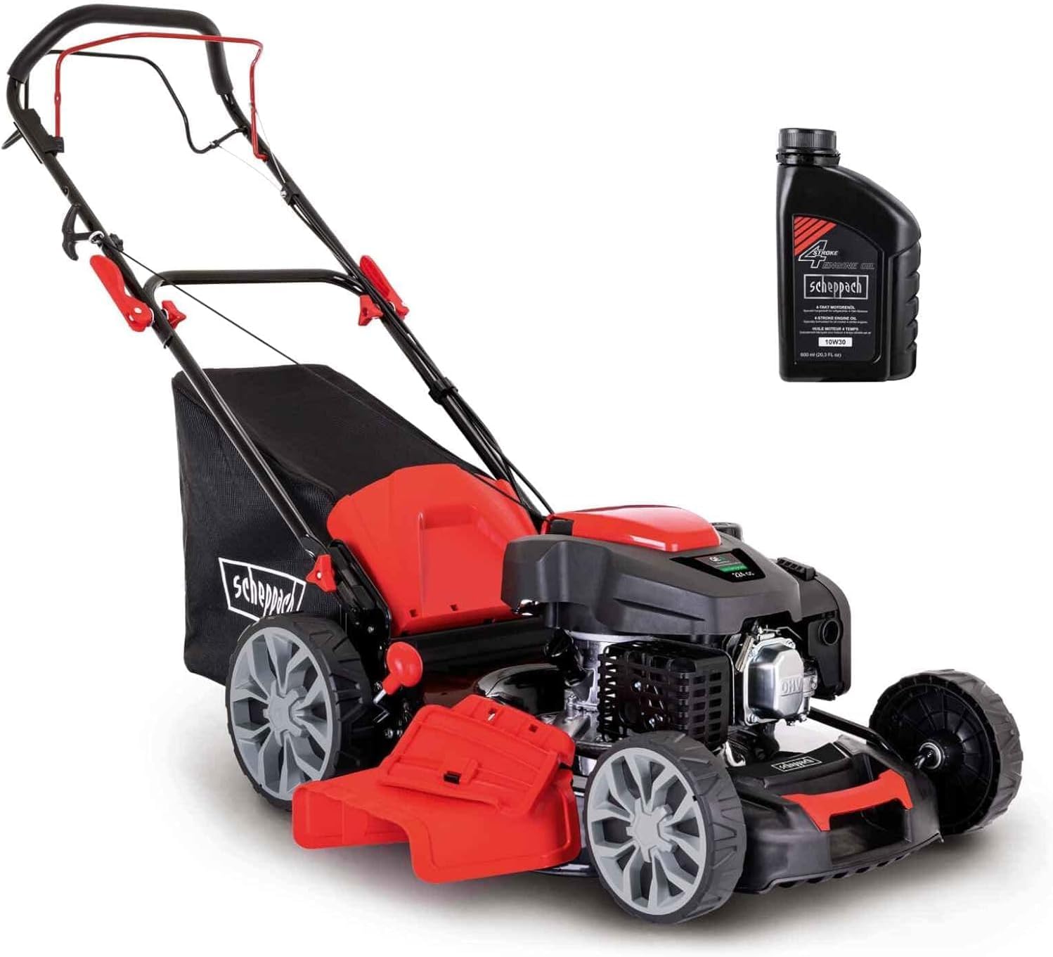 Scheppach - MS225-56 - 56 cm - Tondeuse thermique 6 CV, 224 cm³, bac 65L