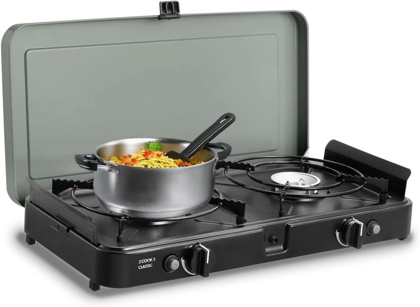 CADAC - 2-Cook 3 - cuisinière portable acier/aluminium - sac inclus - 30mBar