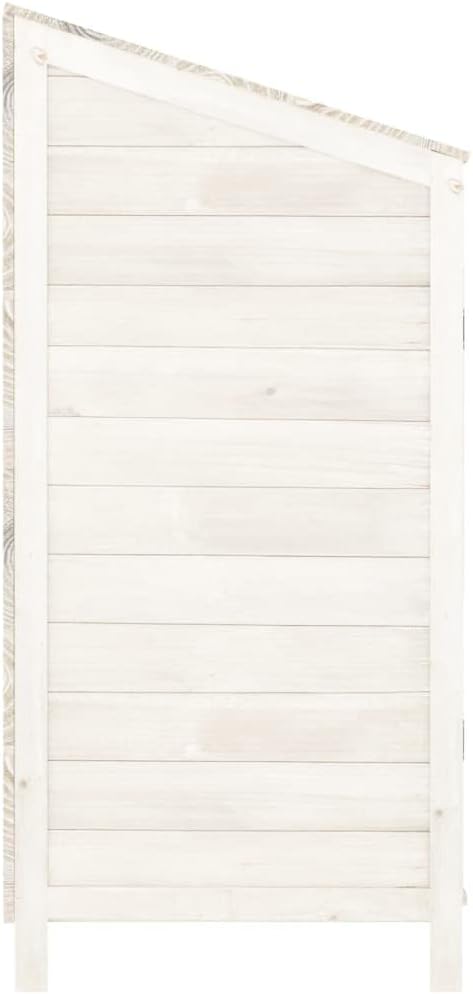 vidaXL - Remise de jardin bois de sapin 102x52x112 cm - extérieur solide