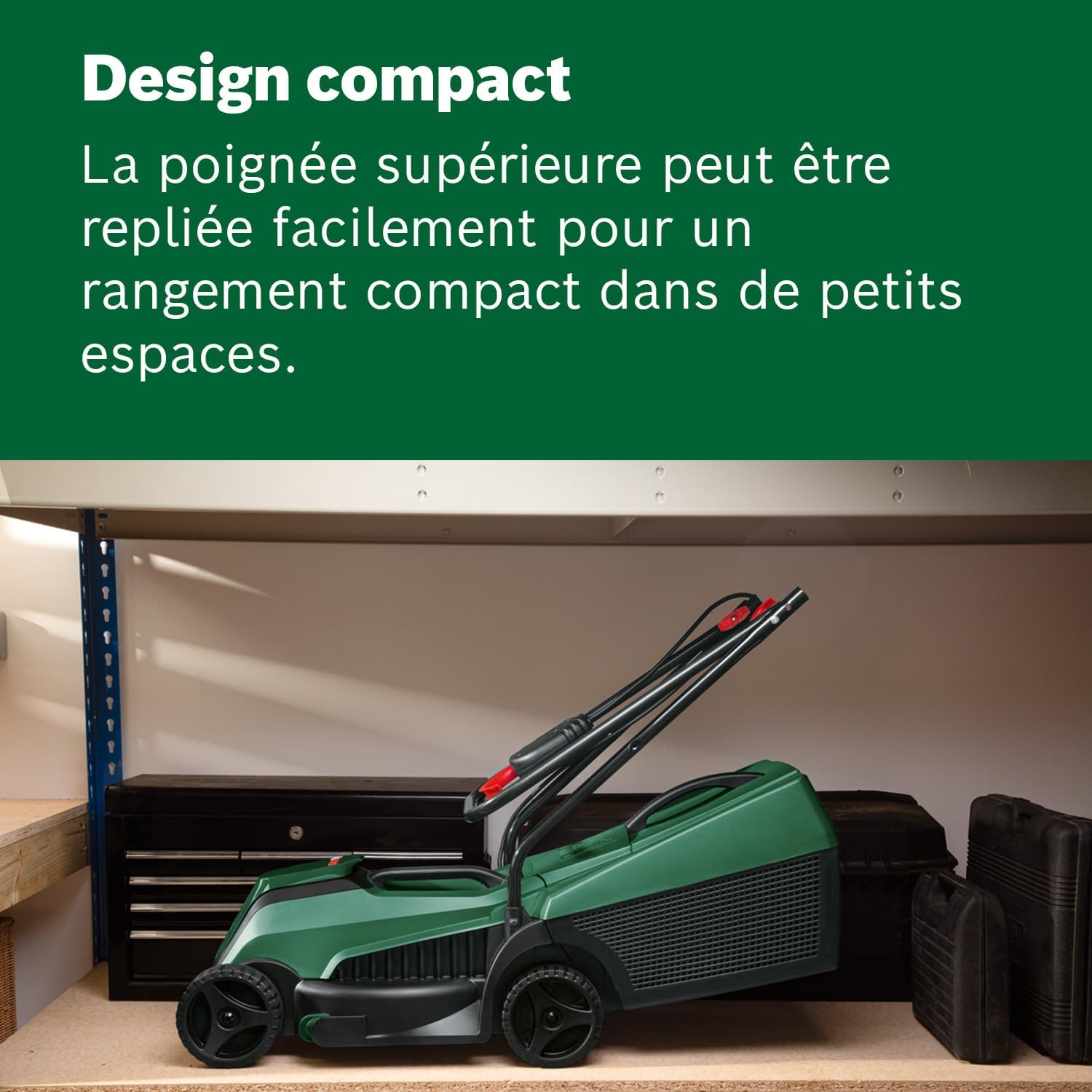 Bosch - EasyMower 18V - 32 cm - Sans fil, 100 m², 3.0 Ah, chargeur - 18V-32-150