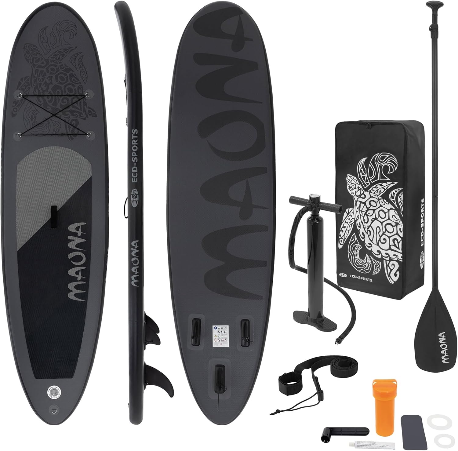ECD Germany - SUP gonflable série Stand Up - 305/308/320/380 cm - PVC, 120/150 kg, 10/15 cm d’épaisseur