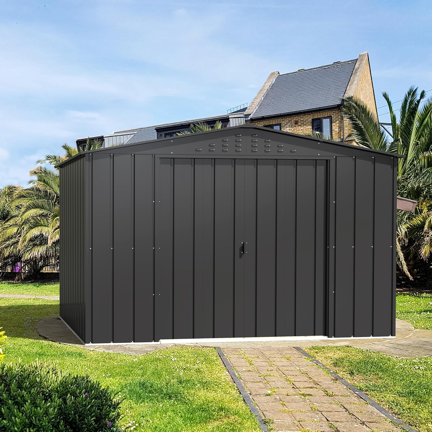Duramax - TOP Shed - 10x8 - abri jardin acier galvanisé solide
