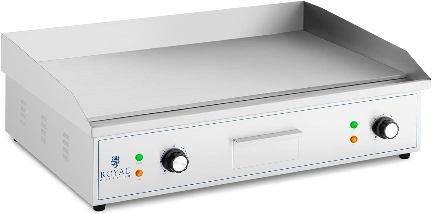 Royal Catering - plancha électrique pro, 727x420mm, 4400W, cuisson, 74242