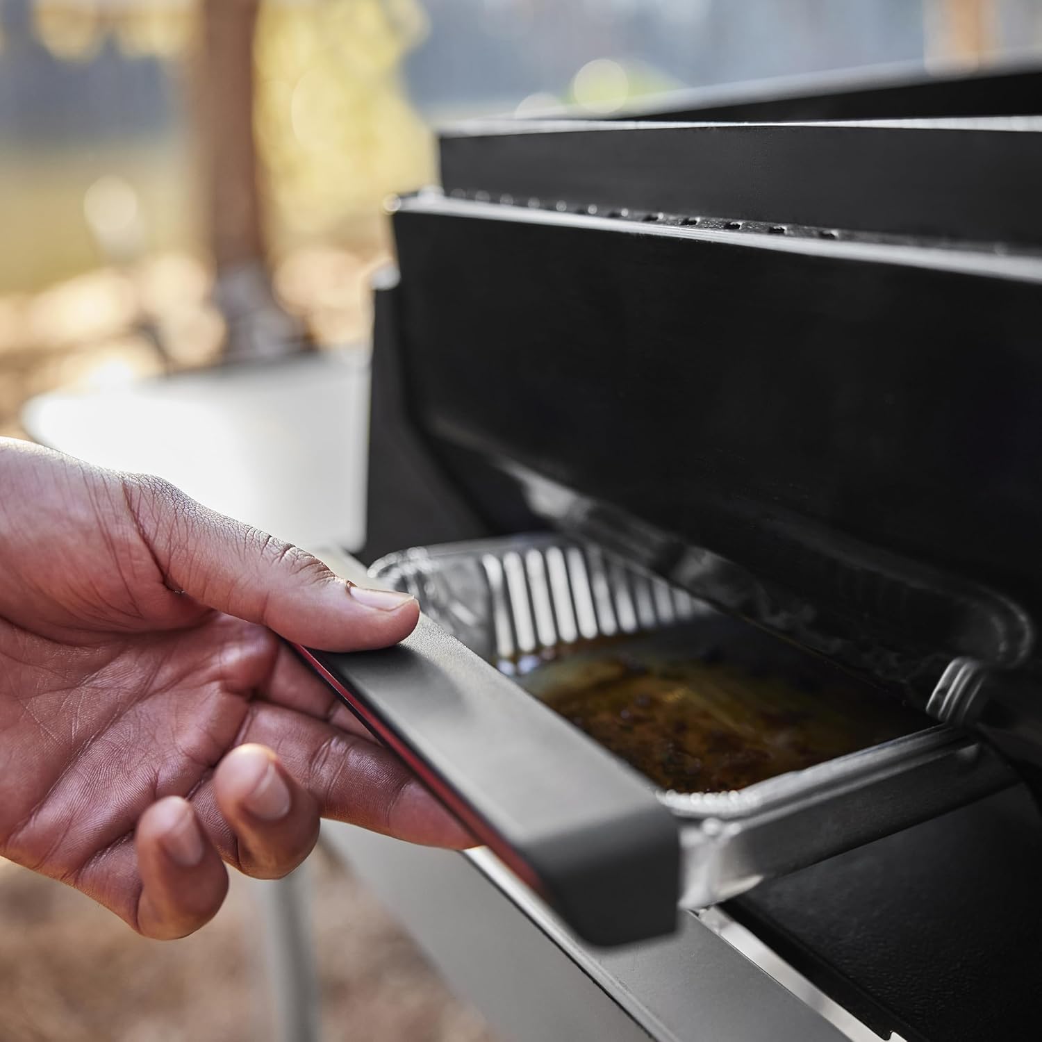 Weber - SLATE GP Premium - 43x41 cm - plancha émaillée, pieds réglables