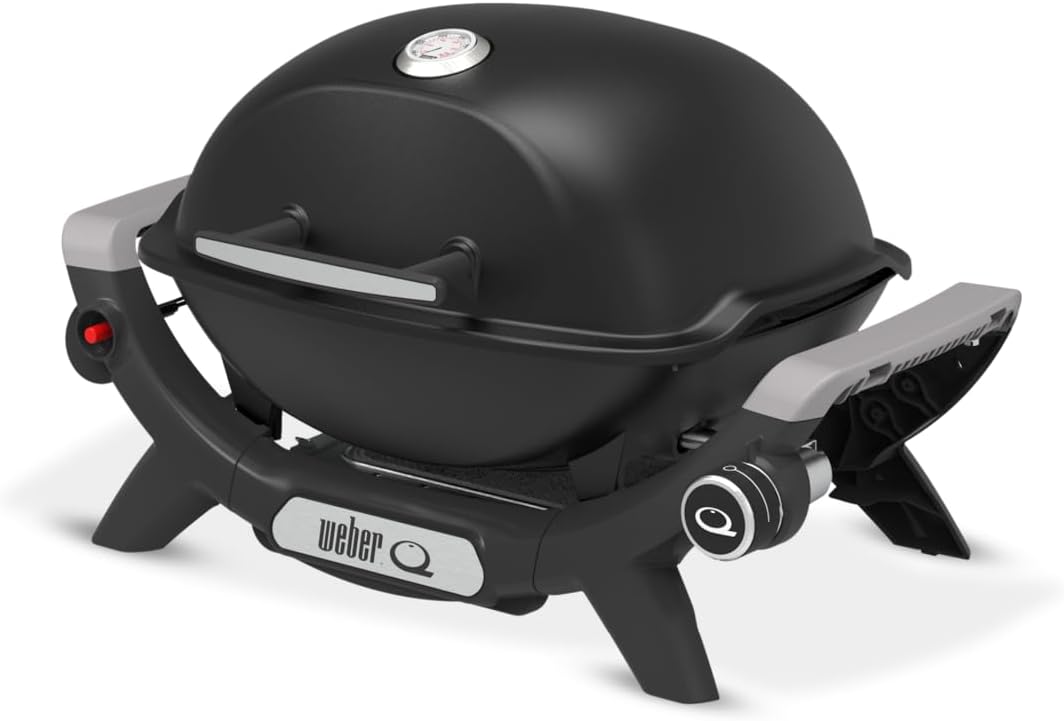 Weber - Q 1100N - compact et léger - grille fonte, allumage électronique, noir