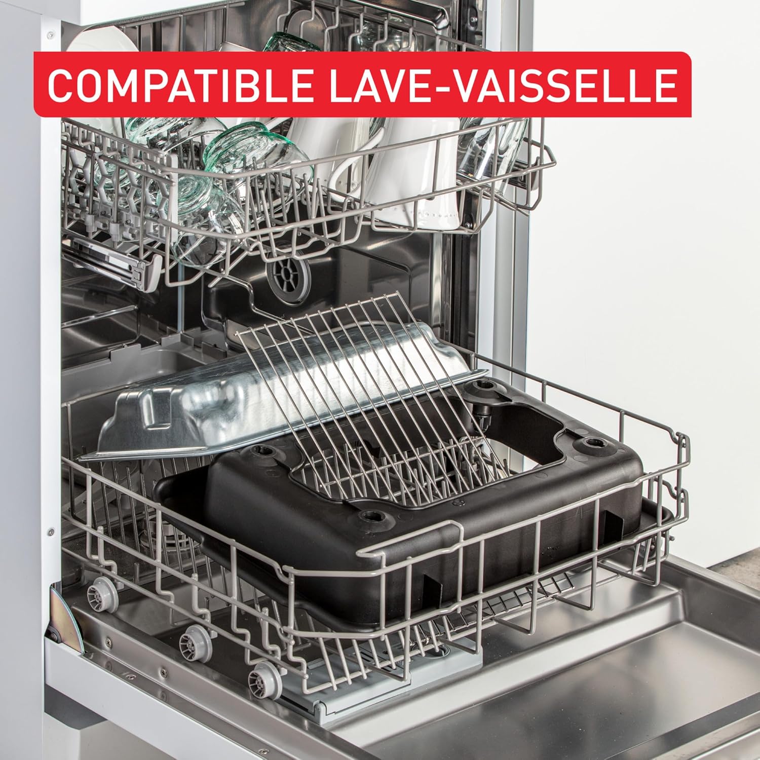 Tefal - Easy Grill - barbecue électrique 2100W, bac à eau, BG1348F0