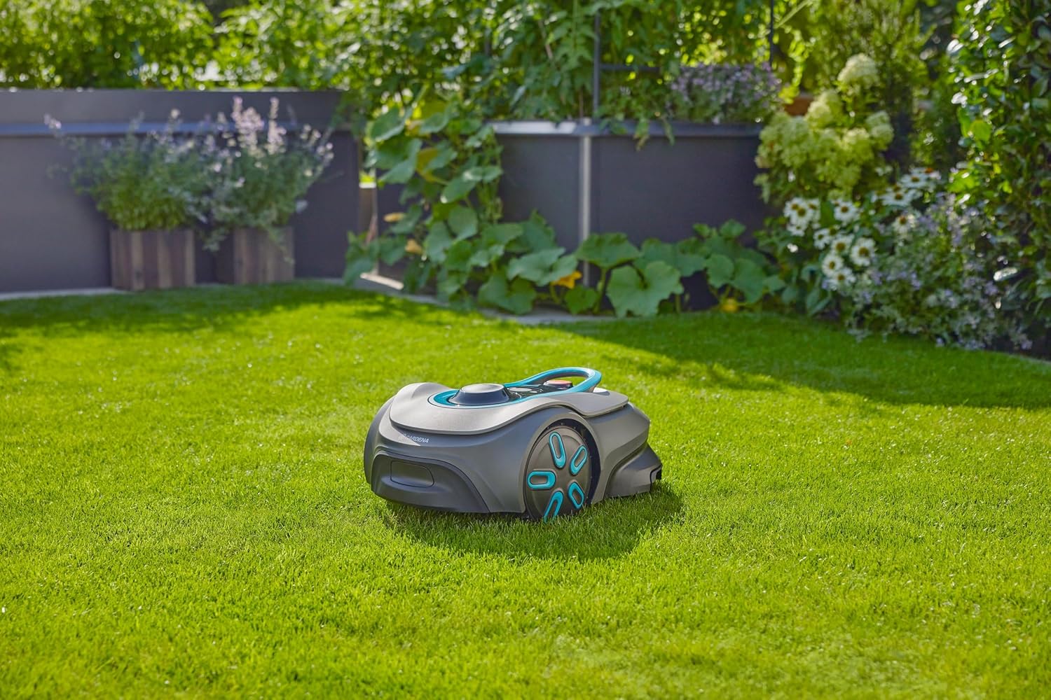 Gardena - Smart SILENO Free - 1100 m² - robot tondeuse silencieux sans fil, Lona Intelligence, 19926-47