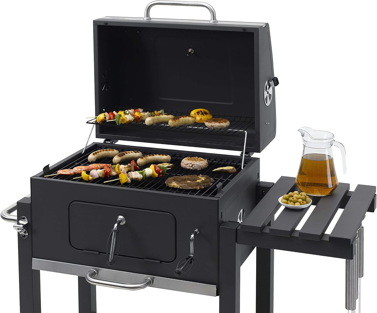 Tepro - Toronto Click - barbecue charbon acier anthracite inox, compact