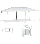 GOPLUS 3x9M/3x6M Tonnelle de Jardin Tente de Réception Barnum Pliant,Chapiteau Gazebo pour Événem...