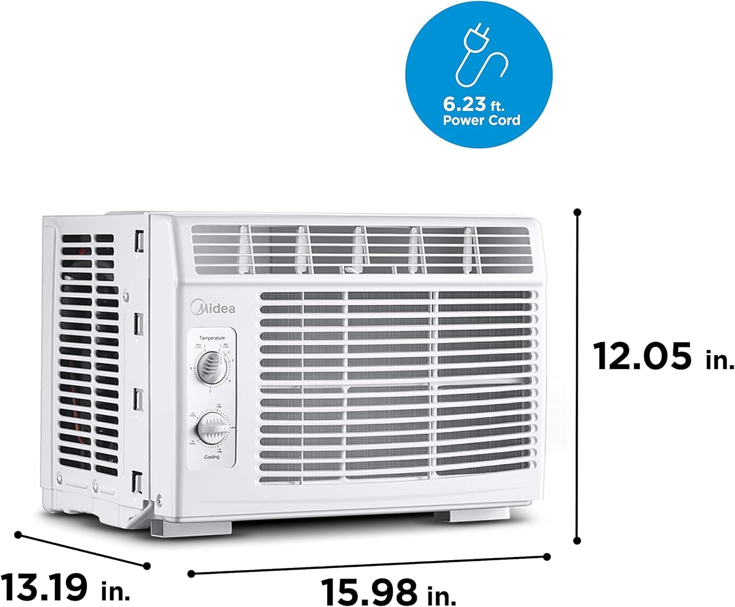 MIDEA Climatiseurs de fenêtre 6000 btu