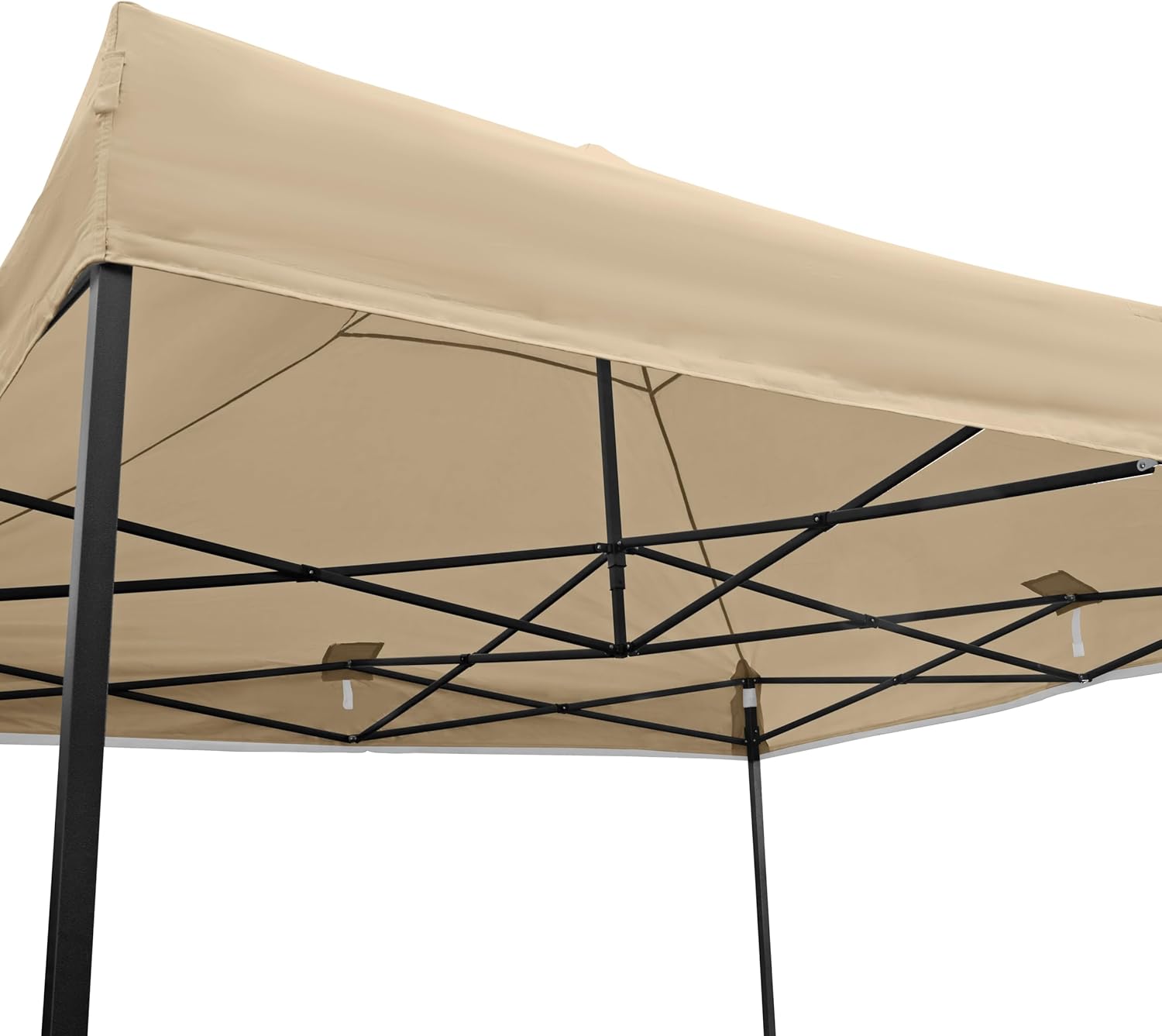 All Seasons Gazebos | Tonnelle Pliante 3x3m | Matériaux Robustes, Entièrement Étanches et de Haute Qualité (Beige)