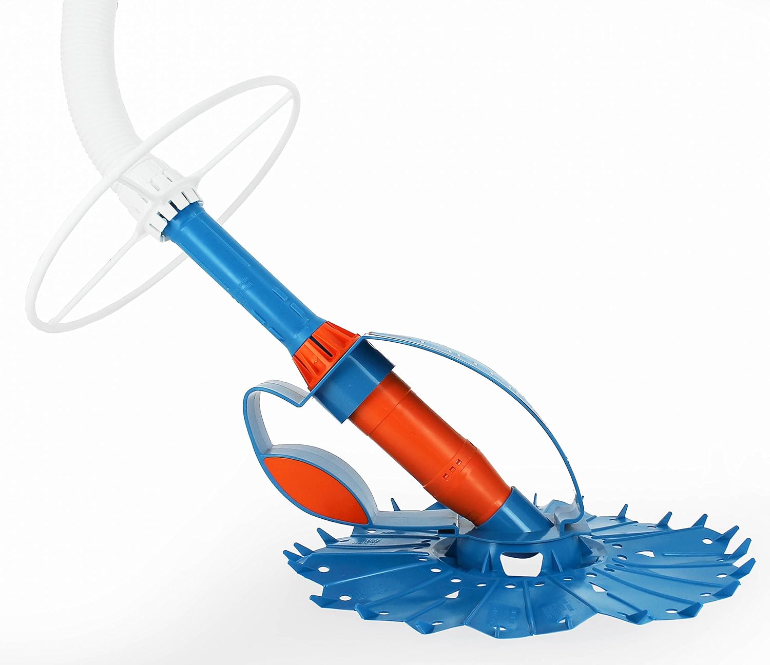 Zodiac Robot Nettoyeur de Piscine Hydraulique, Fond Seul, pour Piscines 8 x 4 m Maximum, Aspiration à Diaphragme, Kontiki 2, Bleu/Orange, W70478