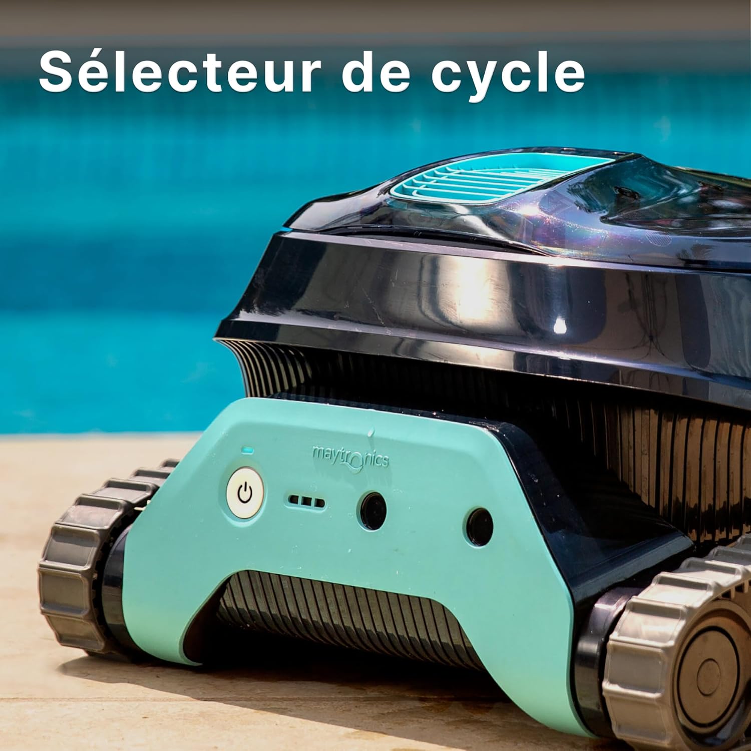 Dolphin Liberty 200 Aspirateur Piscine sans Fil, Robot Piscine Fond et Parois, Ligne d'eau, Système de Filtration Ultra-Fine, 150Min d'Autonomie, pour Piscines Enterrées & Hors Sol Jusqu’à 10 m