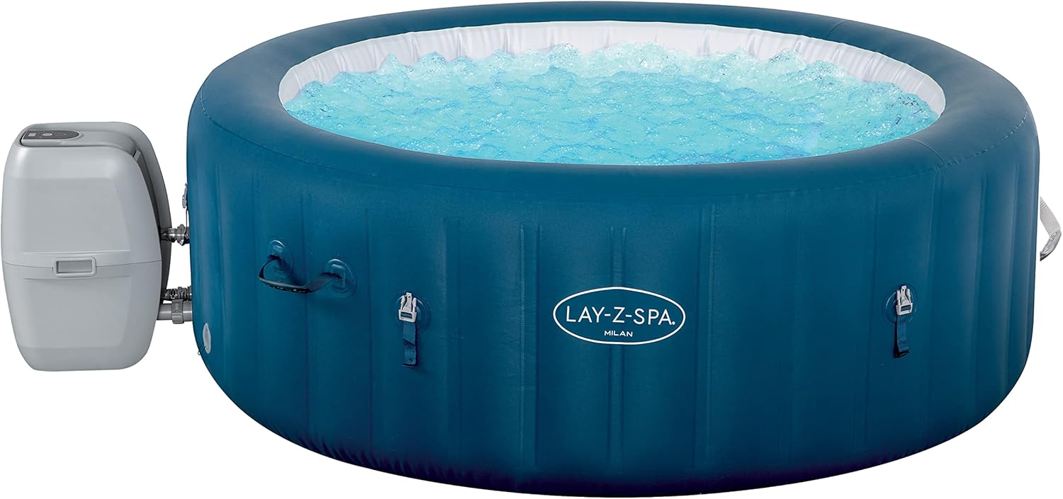 Bestway LAY-Z-SPA® Milan Airjet Plus 196 x 71 cm, 4-6 personnes