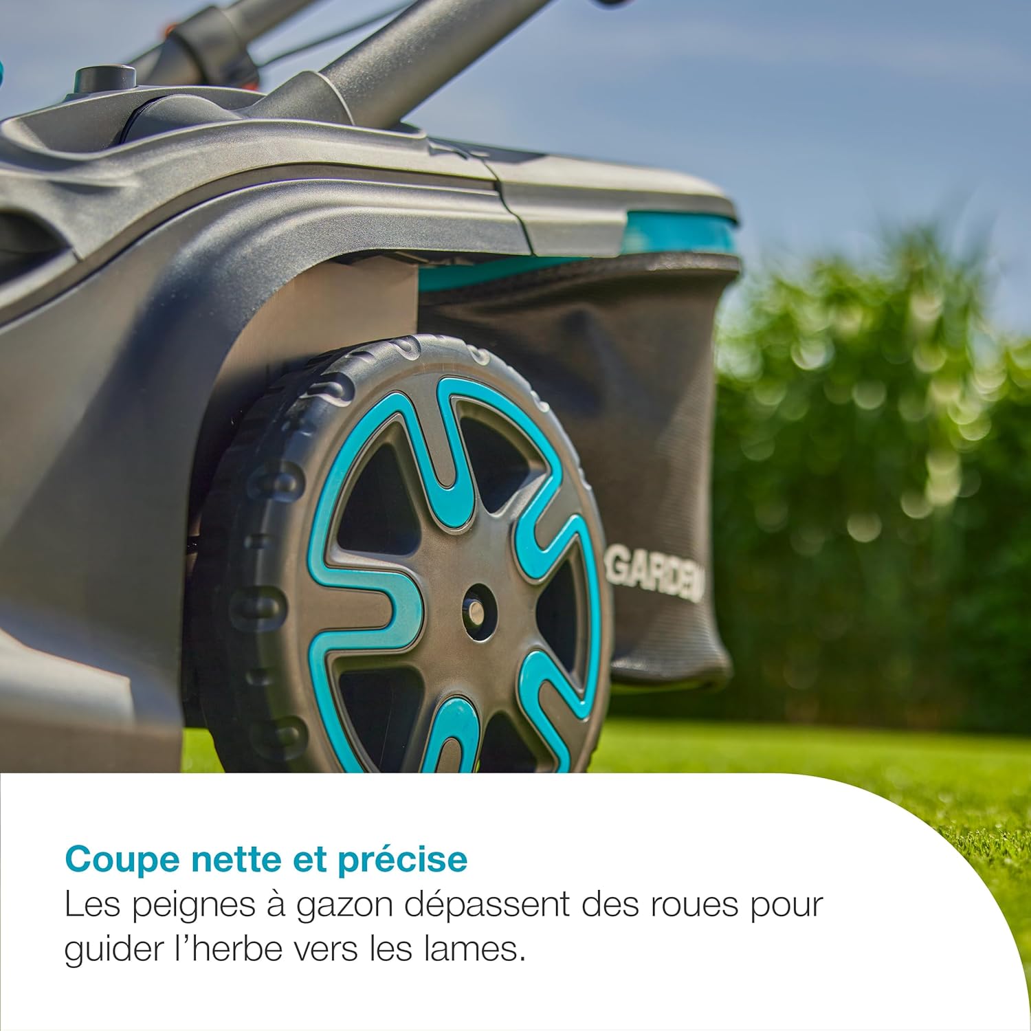 Gardena Tondeuse sur Batterie PowerMax Duo 46/36V P4A 4 Ah - Kit prêt à l'emploi: Haute Performance, Deux Lames Valent Mieux Qu’Une, Idéal pour Les espaces étroits (14646-20)