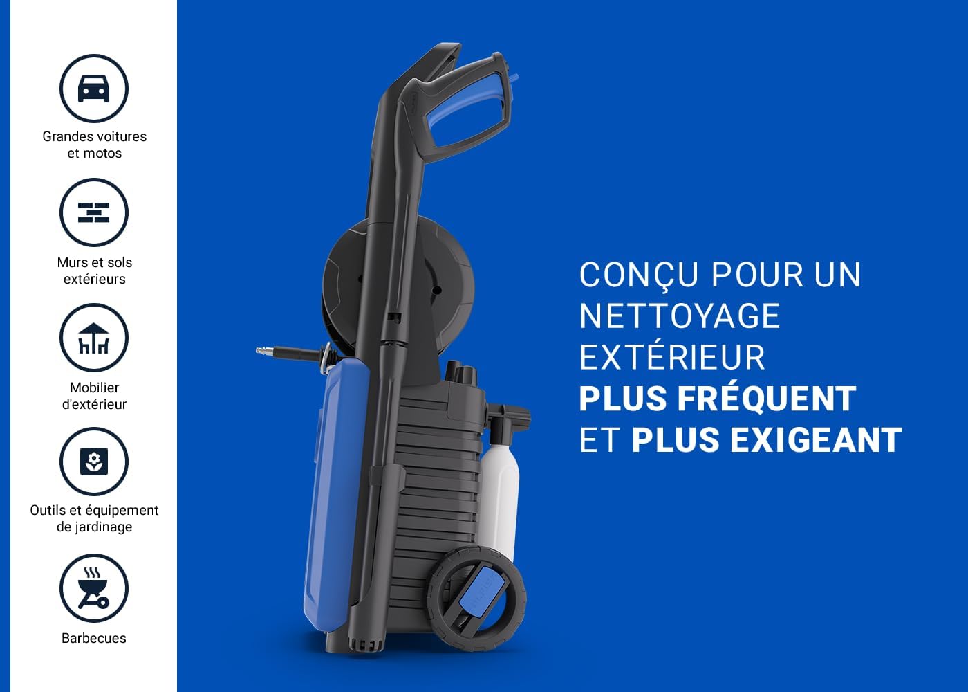 Nilfisk - Classic série - 150 Bar, 2200 W - nettoyeur haute pression