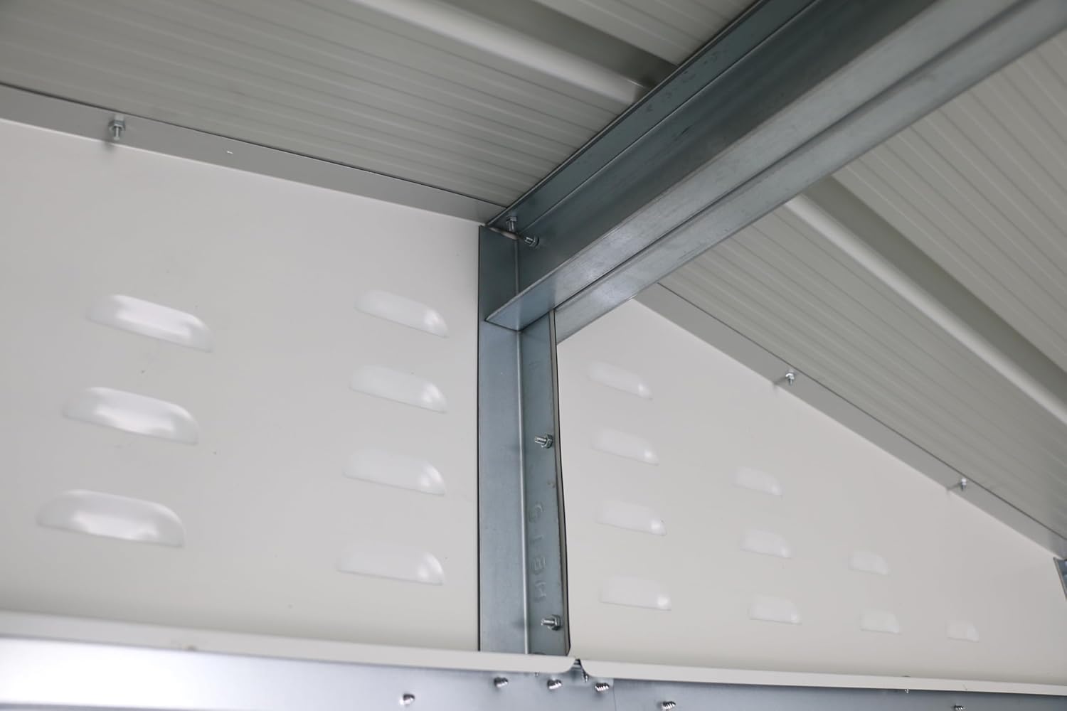 Duramax - Alpine - 10x8 - abri de jardin métal, toit renforcé, 7,82 m²