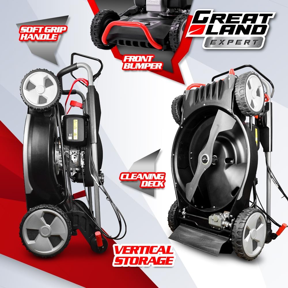 Honda - Tondeuse thermique tractée - 202CC - Mulching, éjection latérale, vitesse variable