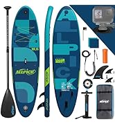 ALLPICK Premium SUP Board Set | Stand Up Paddle Board Gonflable 320 cm | Avec caméra universelle...