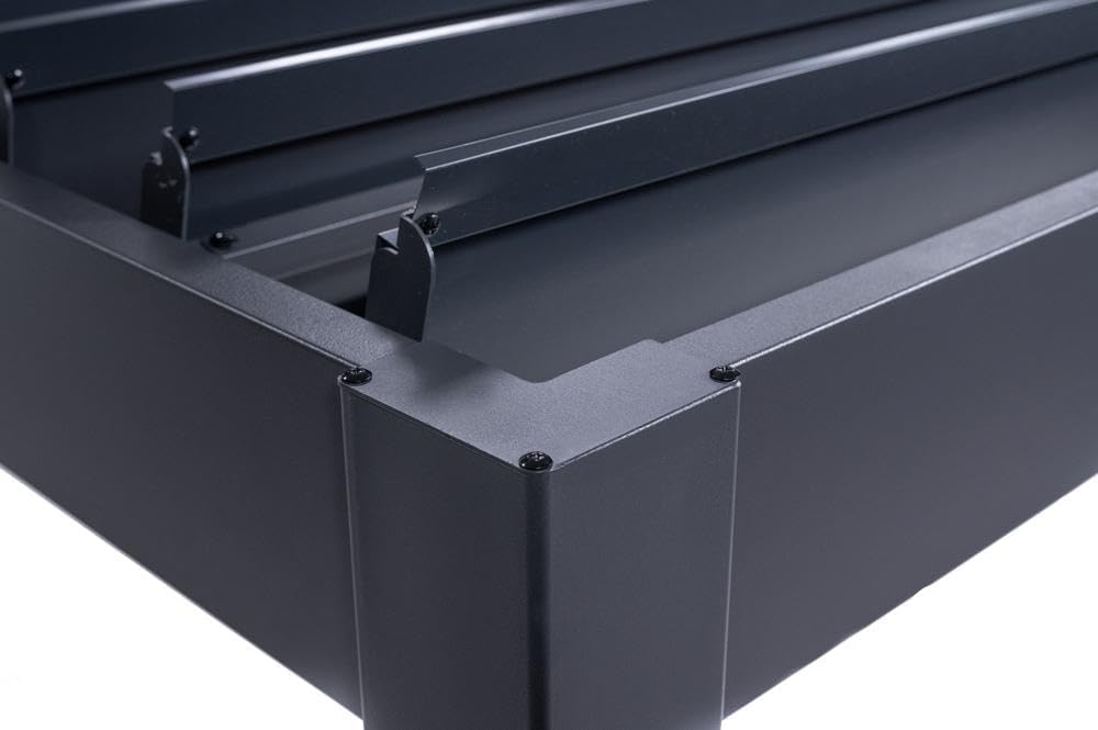 Cazeboo - Piana pergola bioclimatique 4x3m alu lames orientables, rotation 110°, vent 70km/h