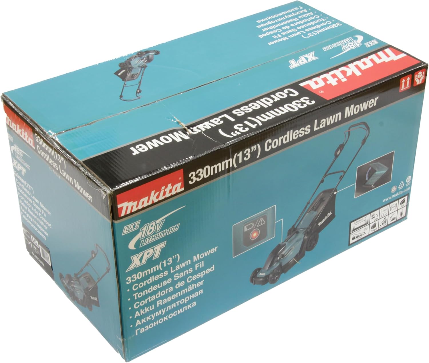 Makita - tondeuse sans fil série DLM330 - 33cm - 18V, batterie 4Ah, DLM330RM