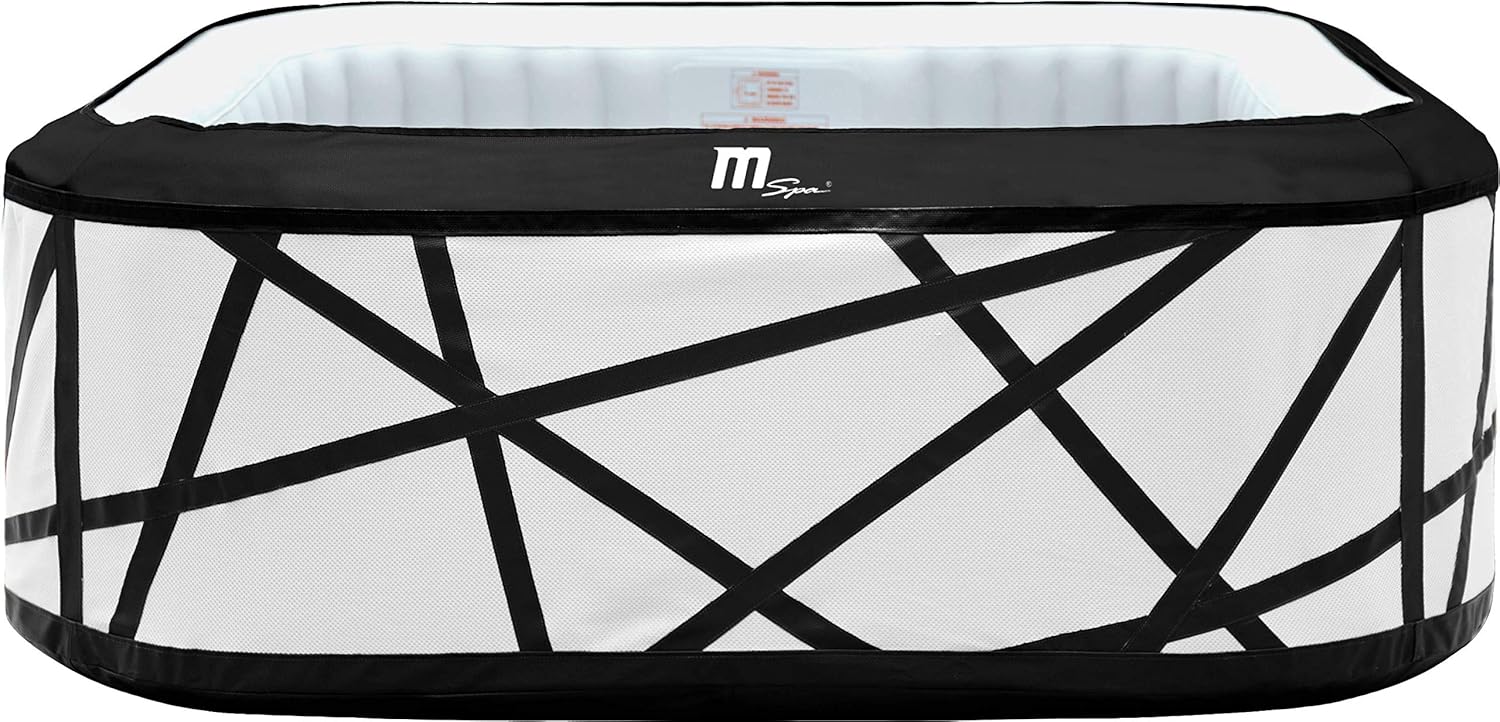 MSpa - Soho série - 185x185x68cm - 6 pers, 132 jets, 42°C, ozone, 6 couches