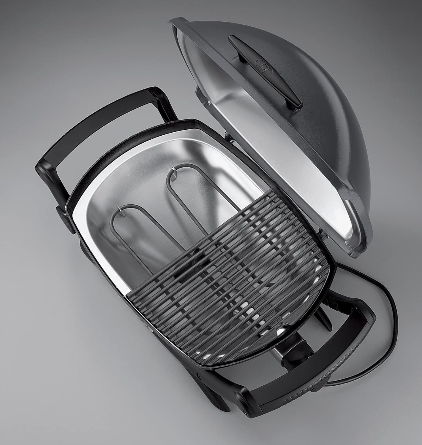 Weber - Q2400 série - 54x39 cm - grille fonte, support, tablettes, 55020053