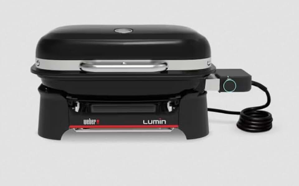 Weber - Lumin Compact - 43x32 cm - électrique, grilles fonte, thermomètre - 1502044
