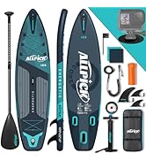 ALLPICK Premium SUP Board Set Stand Up Paddle Board Gonflable, avec support universel pour appareil photo, etc.