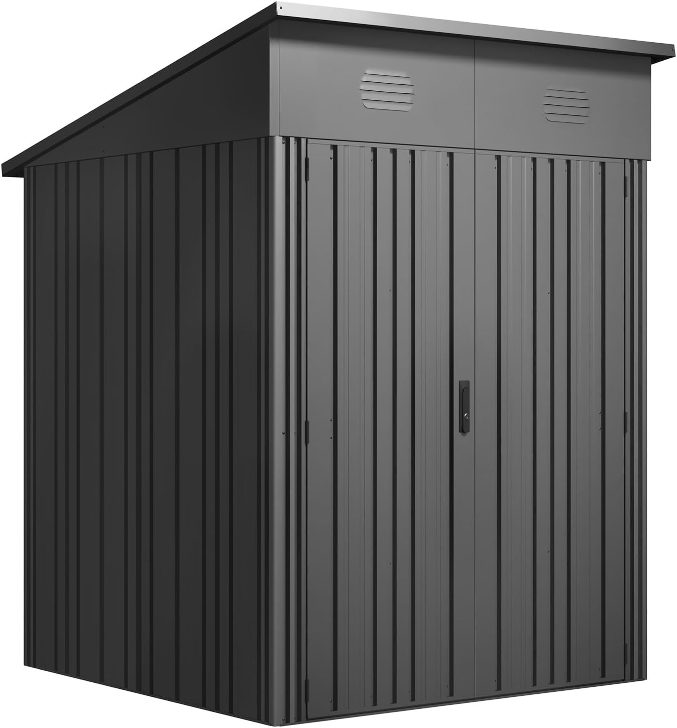 Hoggar - abri Pioneer - 162x174x207cm - métal, portes renforcées, serrure à clé, plafond robuste, 2,82m² - Y30