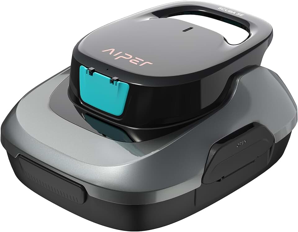 AIPER - Scuba SE - dimensions compactes - aspirateur piscine sans fil, autonomie 90min, auto-stationnement