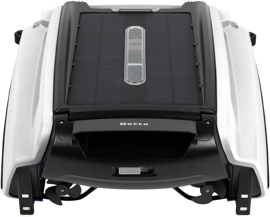 Betta - SE - robot skimmer solaire piscine, 30h autonomie, moteurs sel/chlore, nettoyage 24/7