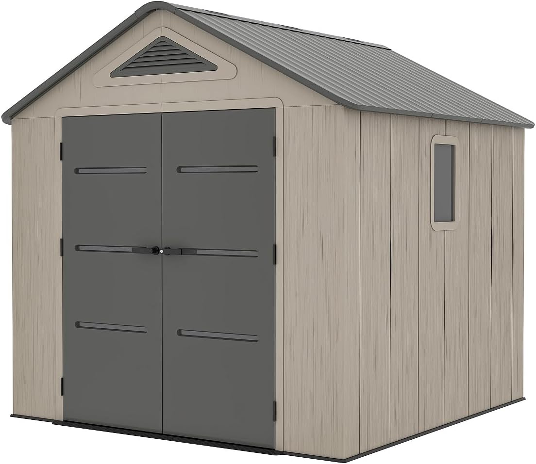 Vente-unique - Abri jardin résine 6,15m² plancher 22mm - ANTEVA