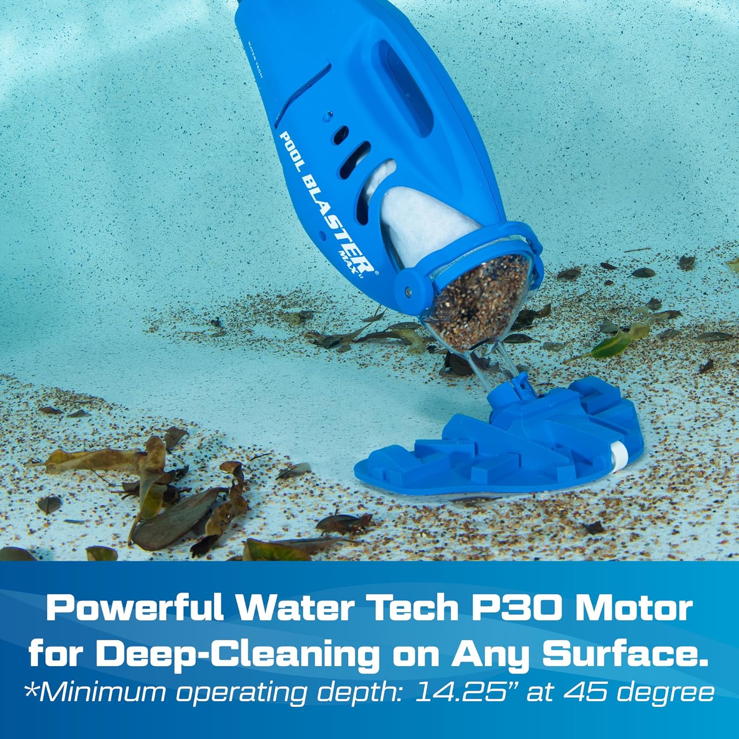 Water Tech POOL BLASTER Max Li Aspirateur de piscine, aspirateur de piscine sans fil avec moteur P30, aspirateur à main pour piscine et spa