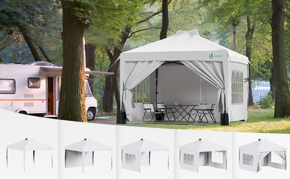 gazebo pop up white