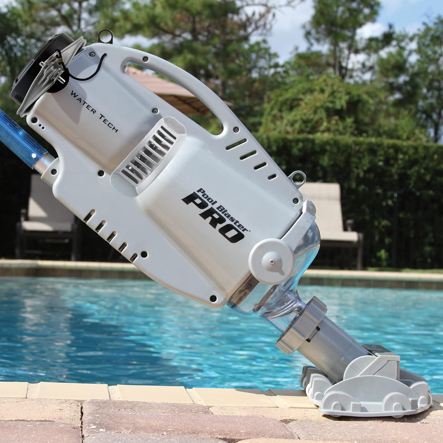 Water Tech POOL BLASTER Pro 900 Aspirateur de piscine, aspirateur de piscine avec moteur P40 Heavy Duty POOL BLASTER, aspirateur à main pour piscine et spa