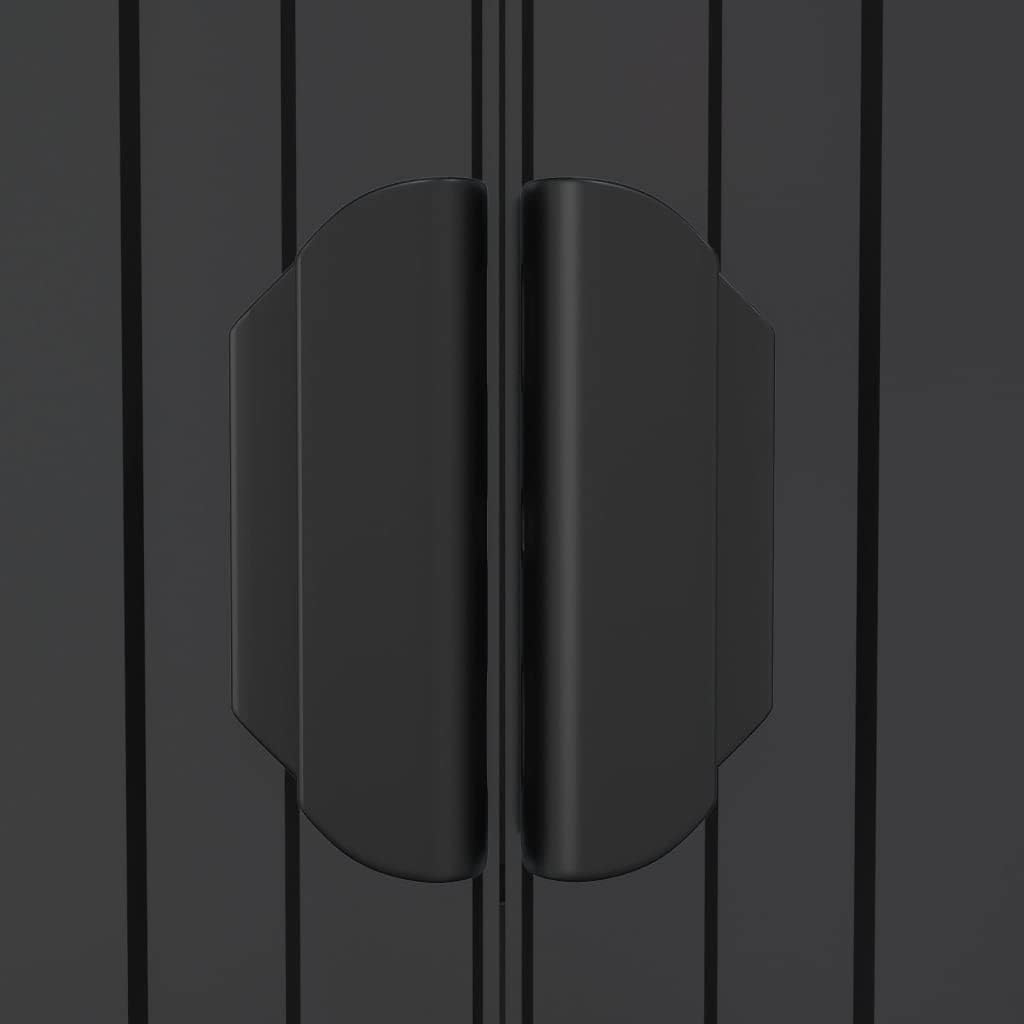vidaXL - Abri de jardin acier galvanisé 192x523x223 cm anthracite