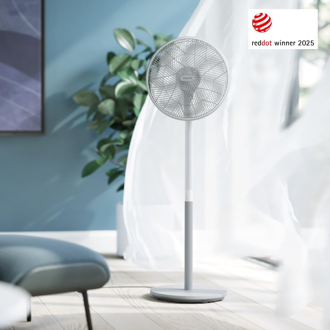 Philips - Série 2000 - ventilateur sur pied, 19 dB, SilentWings, CX2550/00