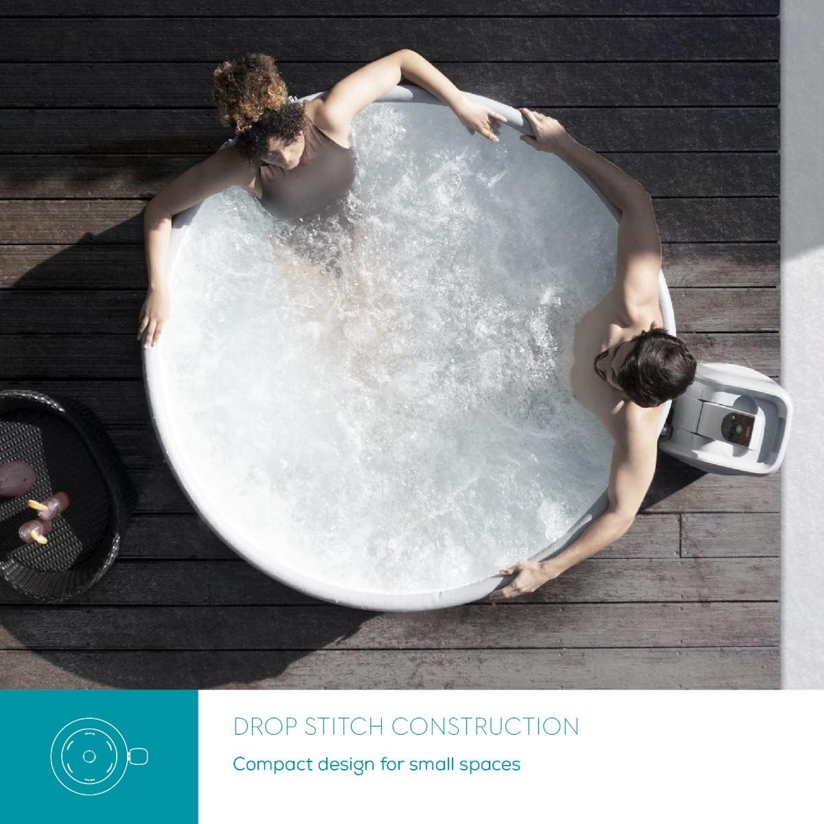 Bestway - LAY-Z-SPA Vancouver - 155x60 cm - 3-5 pers., Airjet Plus