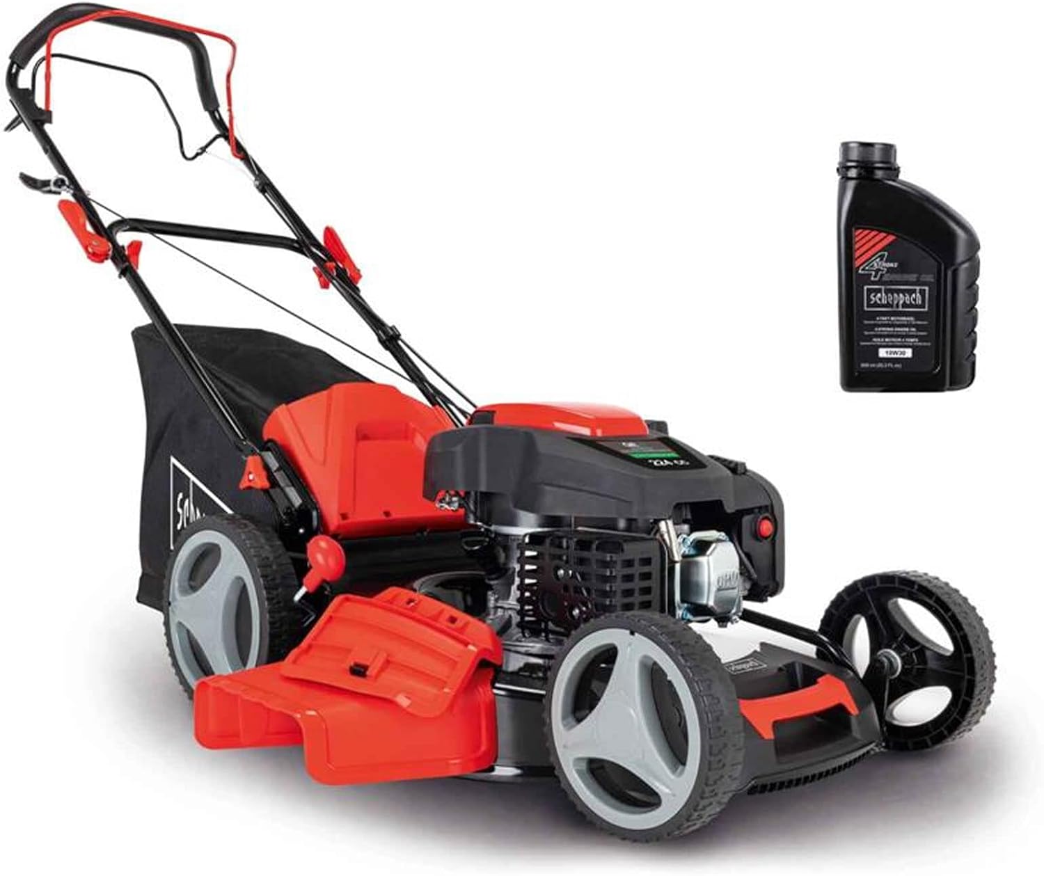 Scheppach - Tondeuse thermique MS225-53 - 53 cm - 6 CV, mulching, 65L